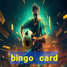 bingo card generator with pictures